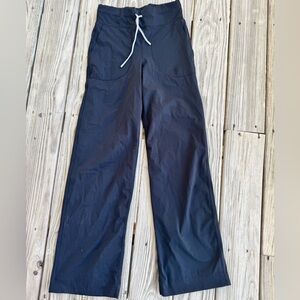 Lululemon Black Wide-Leg Pants with Drawstring S